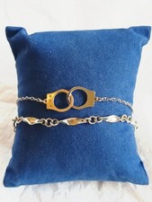Lot 2 Bracelets En Argent