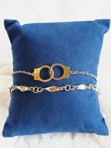 Lot bracelets argent - 2,