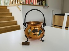 Ancien pot en cuivre, chaudron