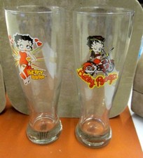 VINTAGE BETTY BOOP 9" GLASS