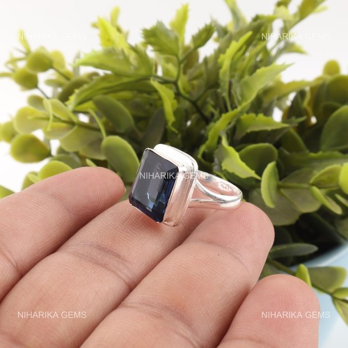 Bague solitaire argent 925 - solitaire,