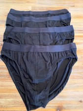 lot de 4 Slips noir taille 4XL