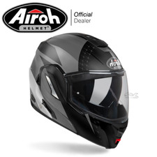 Casque AIROH Moduler Ouvrant Moto REV 19 Leaden Anthracite Mat Taille XXL 63 C