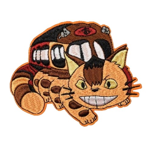 Patch écusson chat bus manga - chat-bus,