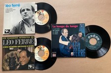 Leo FERRE Lot x 3 EP 45T  Ni