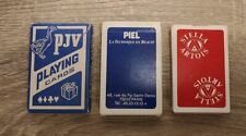 ? Lot 3 Jeux De 32 Cartes Stella Artois, PJV, Piel Vintage