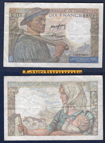 Francs mineur 3 1949 - francs,