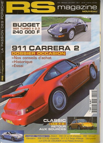 Magazine porsche 964 - rs, 2