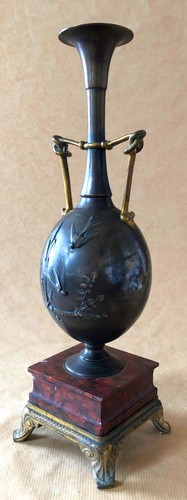 Vase candélabre bronze - vase,