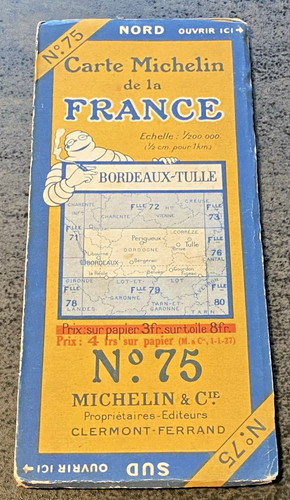 Carte michelin 75 - michelin, n°