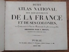Petit Atlas national des départements de la France et de ses colonies. 1833 (BE)