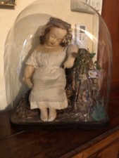 jesus en cire sous globe 