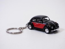 PORTE CLE VW COCCINELLE noir & rouge 1/64 clef
