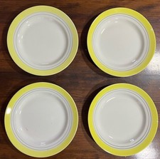 4 ASSIETTES PLATES FAIENCE DE