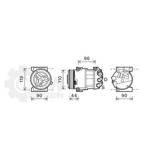 Compresseur climatisation pour - compresseur,