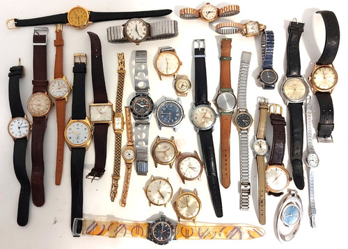 Lot montres vintage - de,