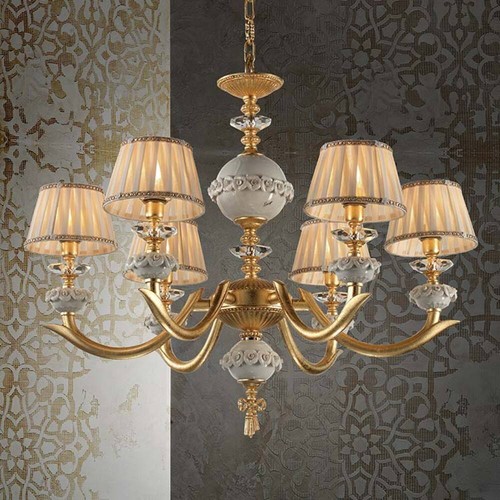 Lustre luxe laiton - lustre,