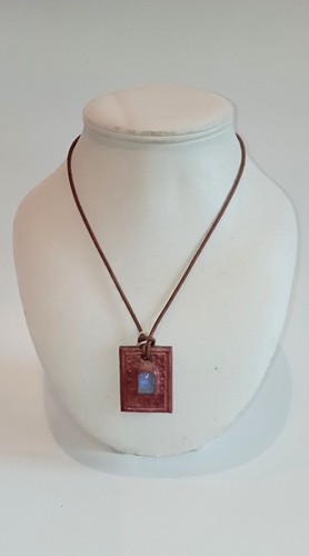 Collier médiéval cuir - cuir, et