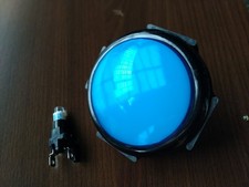 Bouton poussoir BLEU d'arcade
