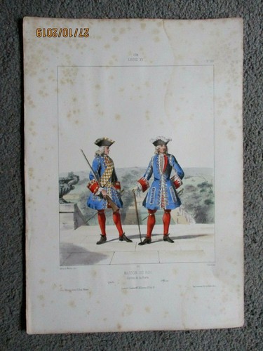 Litho ancienne marbot - litho, "