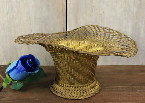 Panier fleurs ancien - à,