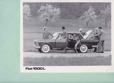 photo de presse / press photo original Fiat 1500 L 1964