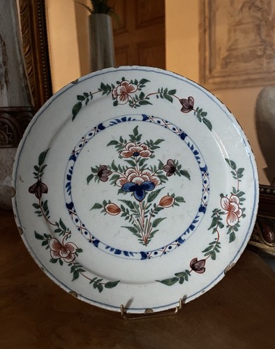 Assiette faïence delft - assiette, en