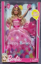 Barbie HAPPY BIRTHDAY 2011 Mattel W2862 Joyeux Anniversaire TIARE poupee NRFB 