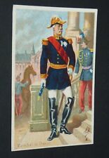 CHROMO SANS PUB BON-POINT ECOLE 1890-1905 ARMEE FRANCE MARECHAL UNIFORME 