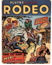 PLUTOS PRESENTE RODEO NUMERO 2 LUG 1951  RARISSIME INTROUVABLE