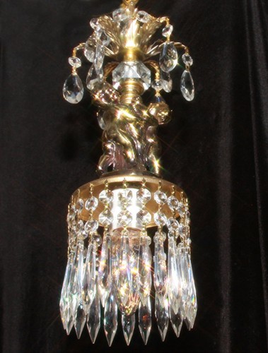 Nude cherub hanging - hanging, lamp
