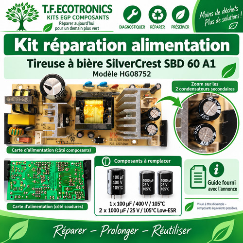 Kit réparation alimentation - rÉparation,