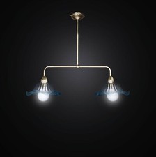 Lustre à Bascule Classique en Laiton Or A 2 Lumières Bga 2450-b2