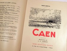 René Herval CAEN ILLUSTRATIONS LOUIS EDOUARD GARRIDO DEFONTAINE ROUEN 1935 E.O.