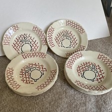 dinette 8 assiettes décor au