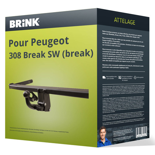 Attelage pour peugeot 308 - pour,