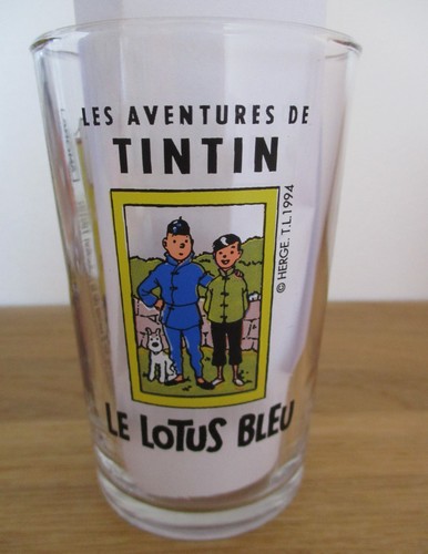 Verre tintin lotus - verre,