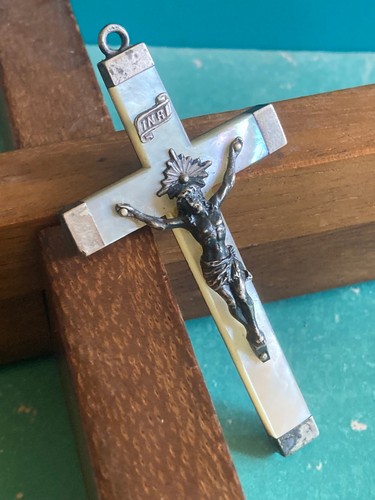 Ancien pendentif crucifix - ancien,