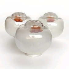 LOT DE 3 GLOBES DE LUSTRE