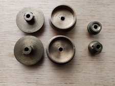 Meccano – 6 Roues à boudin usinées 4 D 26 mm 2 13 mm