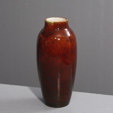 Paul Milet à Sèvres vase porcelaine émaux sang de boeuf circa 1920