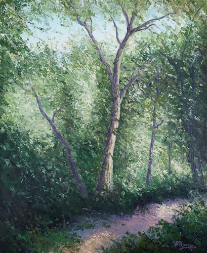 Tableau huile sur toile - ,