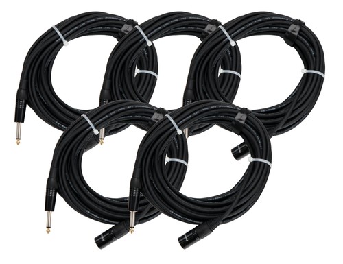 Câble xlr pin mâle - 5x,