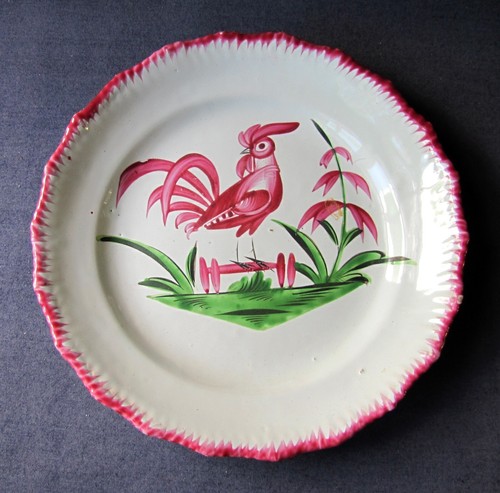 Ancienne assiette coq - ancienne,