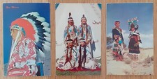 Lot de 3 Cartes Postales Semi-Modernes  CPSM - INDIENS - INDIENNES