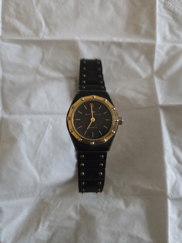 Montre noire vintage yonger - vintage,