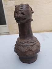 Ancienne Lampe A Huile,Cruche ?Anthropomorphe,Afrique,Terre Cuite.Mangebutu?