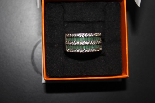 Bague large argent massif - argent,