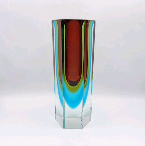 Grand vase cristal soufflé - vase,