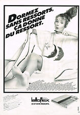 PUBLICITE  1980   LATOFLEX   le lit sans ressorts